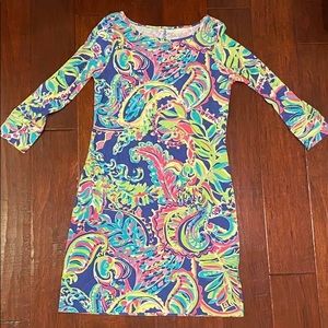 Lilly Pulitzer 
3/4 Sleeve 100% Pima Cotton Dress